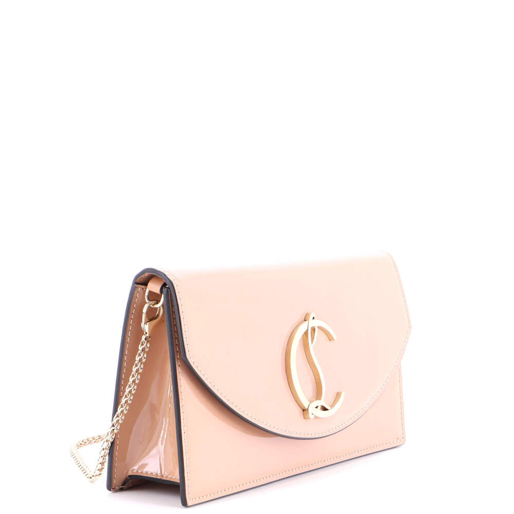Christian Louboutin Loubi54 Chain Clutch Patent - Picture 2 of 5
